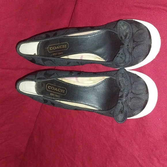 Coach Wedge Heels - Picture 1 of 5